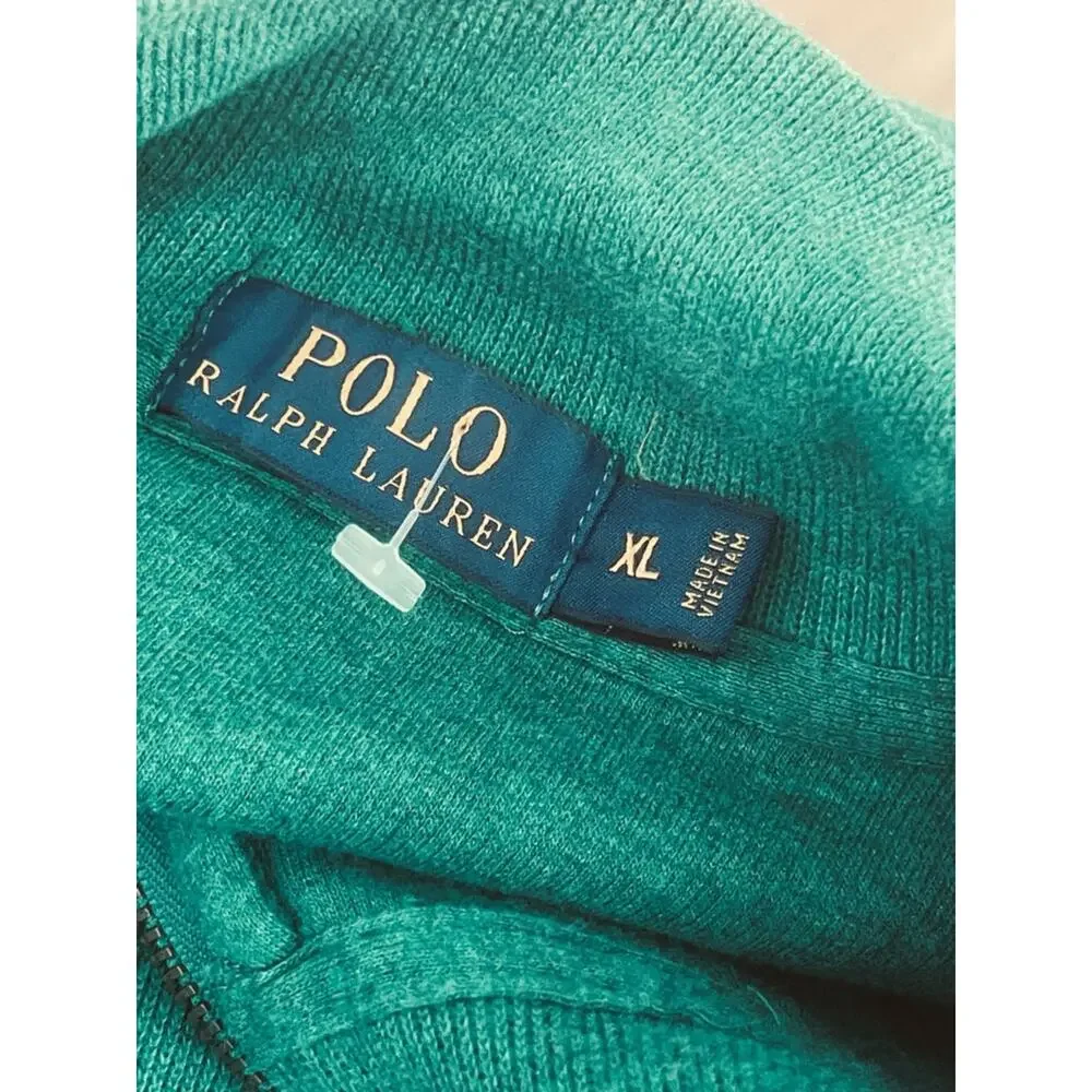 Polo by Ralph Lauren size XL Men's 1/4 zipper pullover polo Sweate